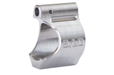 Image of Battle Arms Development Lightweight .750 in Diameter Rifle Gas Block, Raw Titanium, Raw Titanium, BAD-LGB-Ti-750