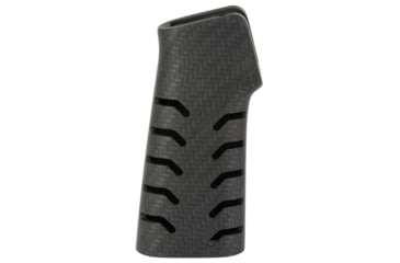 Image of Battle Arms Development Ultralight Chevron Carbon Fiber Pistol Grip, Black, Carbon Fiber Construction, Fits AR Rifles