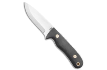 Image of Battle Horse Knives Battle Horse Knives Pit Bull Fixed Blade Black Micarta 3.625" Scandi BHK, Black, O1, adult, BHQ-74438