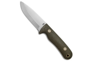 Image of Battle Horse Knives Battle Horse Knives Pit Bull Fixed Blade OD Green Micarta 3.5" Scandi BHK, OD Green, O1, adult, BHQ-71062