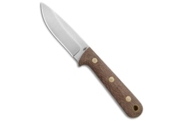 Image of Battle Horse Knives Battle Horse Knives Woodsman Pro Fixed Blade Natural Micarta 3.8" Satin BHK, Brown, O1, adult, BHQ-49447