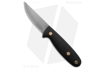 Image of Battle Horse Knives Sisu Fixed Blade Knife, 3.50in, O1, Normal Blade, Micarta Black Handle, Steel/Black, 8.25in, BHQ-198253