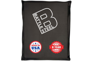 Image of Battle Steel Flexible Ballistic Armor Panel - Level IIIA Square Cut, 10x12in, BS102012