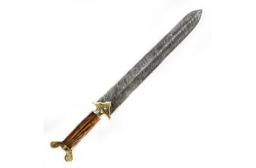 Image of Battling Blades Acinaces Scythian High Carbon Damascus Steel Sword, 25in, 6830472462508