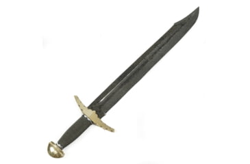 Image of Battling Blades Arabian Battle Ready Scimitar High Carbon Damascus Steel Sword, 24in, 365318701090
