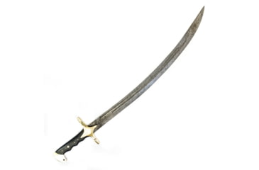 Image of Battling Blades Arabian Scimitar High Carbon Damascus Steel, 37in, 3858381176866