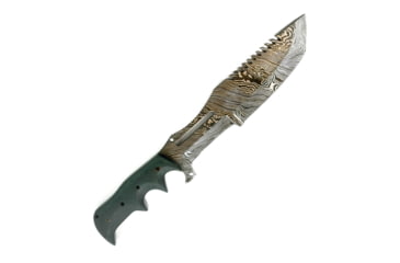 Image of Battling Blades Bowie 1 Hunting Knife, High Carbon Damascus Steel, 555207983138