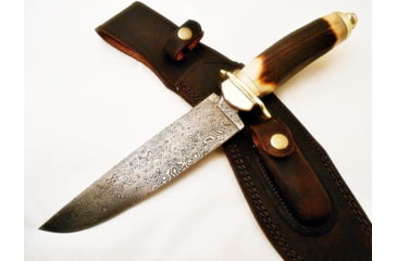 Image of Battling Blades Bowie 6 Knife, High Carbon Damascus Steel Blade, 1497402966050