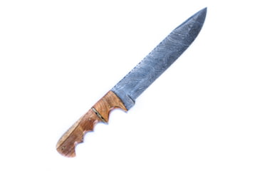 Image of Battling Blades Bowie Woodsman High Carbon Damascus Steel Blade Knife, 14in, 5467016921250