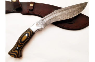 Image of Battling Blades Gurkha Kukri Machete Handmade High Carbon Damascus Steel Sword, 14in, 642131230754