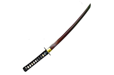 Image of Battling Blades Katana Wakizashi Short Japanese Sword, High Carbon 1095 Steel, Red, 30in, 7077148623020