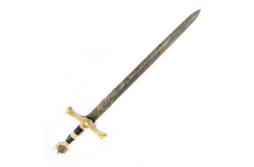 Image of Battling Blades King David Star Short High Carbon Damascus Steel Blade Sword, 27in, 6045173940396