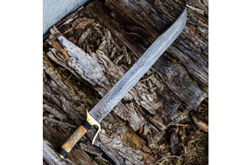 Image of Battling Blades Messer High Carbon Damascus Steel Grosse Sword, 26in, 5259489345698