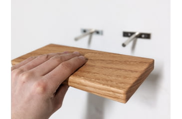 Image of Battling Blades Oak Floating Shelves In Custom Sizes, 7362143223980