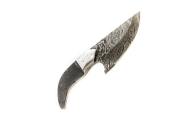 Image of Battling Blades Skinning Blank High Carbon Damascus Steel Blade Hunting Knife, 8in, 6044772270252
