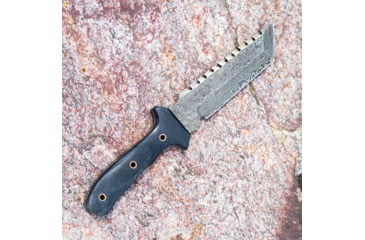 Image of Battling Blades Tracker Hunting Knife 1, High Carbon Damascus Steel Blade, 642046132258