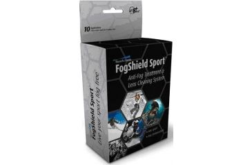 Image of Bausch &amp; Lomb Fogshield Sport Anti-Fog Treatment &amp; Lens Cleaning System, 10-ct Carton