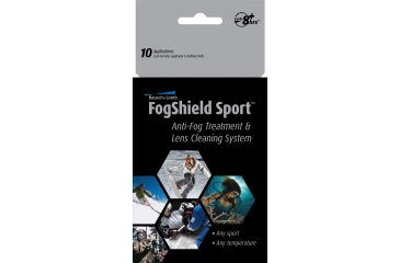 Image of Bausch &amp; Lomb Fogshield Sport Anti-Fog Treatment &amp; Lens Cleaning System, 10-ct Carton front