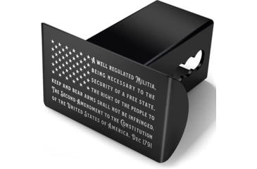 Image of Old Southern Brass 2nd Amendment U.S.A. American Flag 2 Trailer Hitch Cover 8759EE1A, OSB-THC-2ND