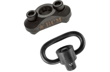 Image of BCM MCMR-SM QD M-LOK Compatible Sling Mount and QD Sling Swivel Set, Black