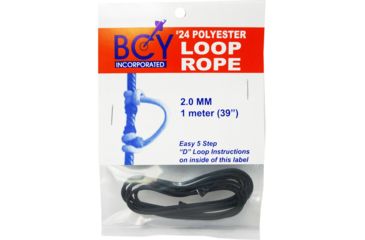 Image of BCY 24 D-Loop Material, 1m, Black 1201339