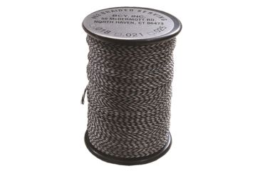 Image of BCY 62 Braided Center Serving, Black/White .018 100 yds. 13434