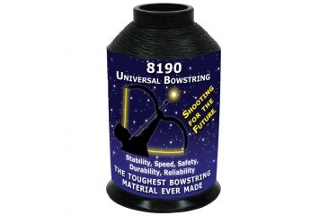 Image of BCY 8190 Bowstring Material, Black 1/4 lb. 57891