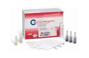 Image of BD Macro-Vue RPR Circle Card Test Kits, BD Diagnostics 271849 Accessories 10-Spot Cards, Qualitative