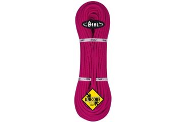 Image of Beal Stinger 9.4 mm UNICORE Rope-Fuschia-60 m