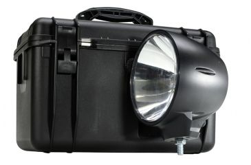 Image of Beamaster Twin-Pack Two TZ Helios X7 Super-Bright 24-Watt Spotlights with Heavy-Duty Water-Resistant Tansport Case and Shoulder Strap, Black, TZDUX7