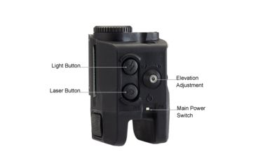 Image of Beamshot Compact Class 1 IR Laser Aimer, IR Illuminator, Black, LLC-compact - IR