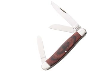 Image of Bear and Son Knives Stockman Folding Knife, 2.38in, High Carbon Stainless Steel, Rosewood Handle, 218R