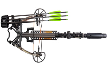 Image of Bear Archery Bear Archery BearX Constrictor Crossbow Package with Illum Scope Rope &amp; Bolts RH / LH - Veil Stroke Camo, AC96A2A2200