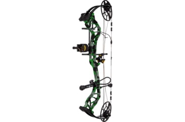 Image of Bear Archery Legit MAXX RTH Compound Bow Package, Right Hand, 70lb, 30in, Black/Green, AV54A230C7R