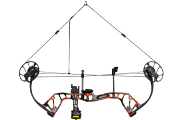Image of Bear Archery Royale RTH Compound Bow Package, Right Hand, 50lb, 27in, Black/Red, AV02A211E5R