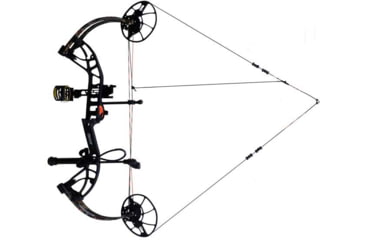 Image of Bear Archery Cruzer G4 RTH Compound Bow, LH, 10-70lb, 14-30in, Black/Wildfire, AV54A21037L