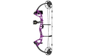 Image of Bear Archery Cruzer Lite RTH Compound Bow / Left Handed / 5-45lb Draw Weight Range / 12-27 Draw Length Range, Flo Purple, A6CZL1055L