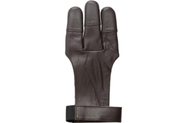 Image of Bear Archery Leather Shooting Glove 3-finger Ambidextrous Lg