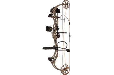 Image of Bear Archery Prowess Compound Bow, Ready to Hunt Package, 290 FPS, Right Handed, 50 lb Draw, Kryptek Highlander, AV84B11025L