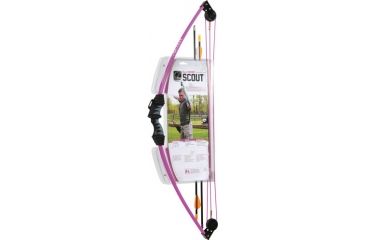 Image of Bear Archery Scout Youth Bow Set / Right or Left Handed, Flo Purple, AYS6000PL