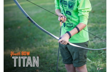 Image of Bear Archery Titan Youth Bow Set, Gray, AYS6500