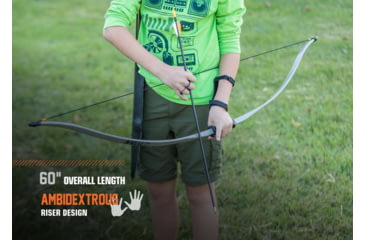 Image of Bear Archery Titan Youth Bow Set, Gray, AYS6500