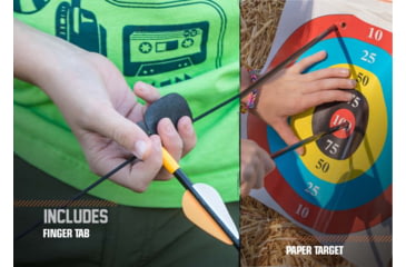 Image of Bear Archery Titan Youth Bow Set, Gray, AYS6500