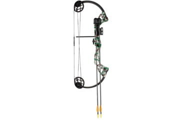 Image of Bear Archery Warrior Youth Compound Bow w/ Biscuit Arrow Rest / Right Handed, Camo, AYS400CR