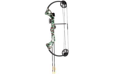 Image of Bear Archery Warrior Youth Compound Bow w/ Biscuit Arrow Rest / Right Handed, Camo, AYS400CR