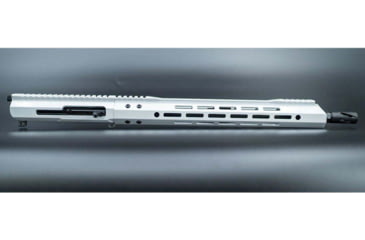 Image of Bear Creek Arsenal AR-15 5.56 NATO Powder Coat Empire White Right Side Charging Upper Receiver, 16in Parkerized M4 Barrel, 1-8 Twist, Carbine Length, 15in MLOK, Empire White, 9451NSCH556CM41618PEMW