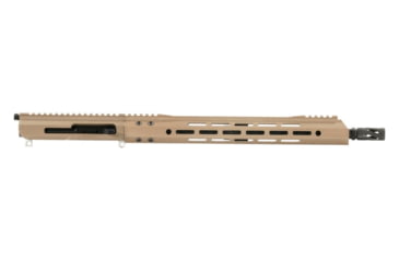 Image of Bear Creek Arsenal AR-15 5.56 NATO Powder Coat Flat Dark Earth Right Side Charging Upper Receiver, 16in Parkerized M4 Barrel, 1-8 Twist, Carbine Length, 15in MLOK, Flat Dark Earth, 9480NSCH556CM41618PPFD