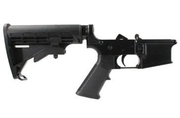 Image of Bear Creek Arsenal AR-15 Multi-Caliber Forged Complete Lower Assembly, Black Anodized, LAAR15