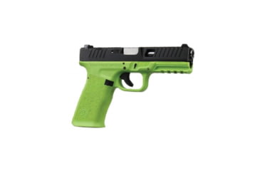 Image of Bear Creek Arsenal BC-101 BCA Grizzly Window Cut 9mm Handgun 9mm Barrel 116 Twist 17+1 Capacity-Zombie Green-Stainless Steel-Non-fluted-416R Stainless Steel-Non-Threaded D72A52ED, CGP101-91917SSWC2MPOLYLMG