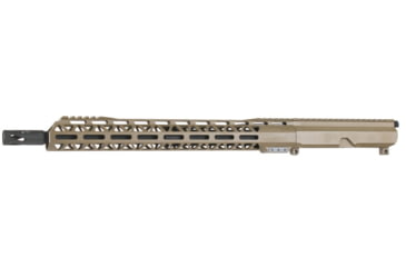 Image of Bear Creek Arsenal BC15 5.56 NATO 16in Right Upper Receiver, M4, Carbine, 1-8, 1/2x28, Flash Hide, Black Nitride, FDE, UASCC5046556CM41618MHF15FDESR